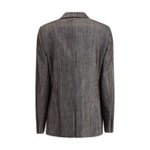 Brunello Cucinelli Yellow Polyester Blazer
